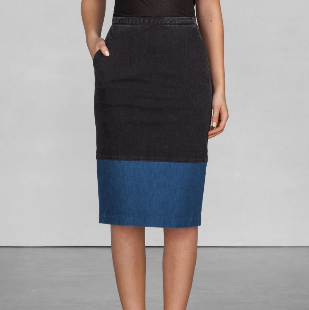 ISO & Other Stories Denim Pencil Skirt 6